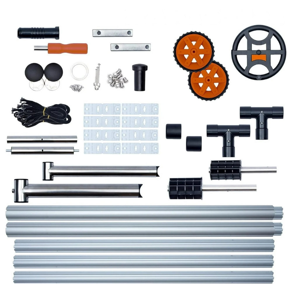 Pool Cover Reel Solar Inground Cover Aluminum Reel Set with Sandbags - The Grand Bazaar of Australia