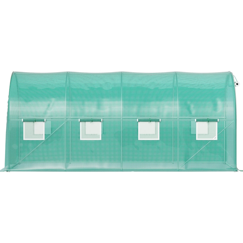 Walk-in Tunnel Greenhouse Galvanized Frame & Waterproof Cover - The Grand Bazaar of Australia