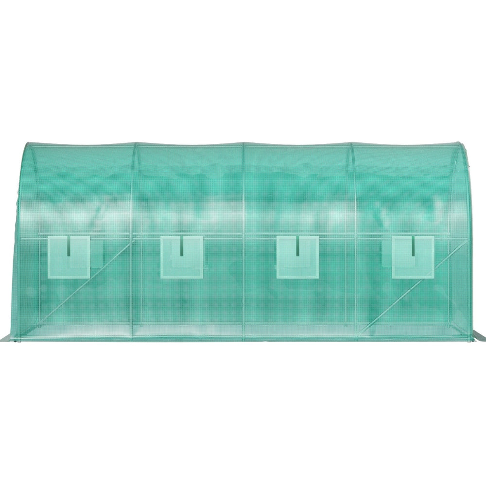 Walk-in Tunnel Greenhouse Galvanized Frame & Waterproof Cover - The Grand Bazaar of Australia
