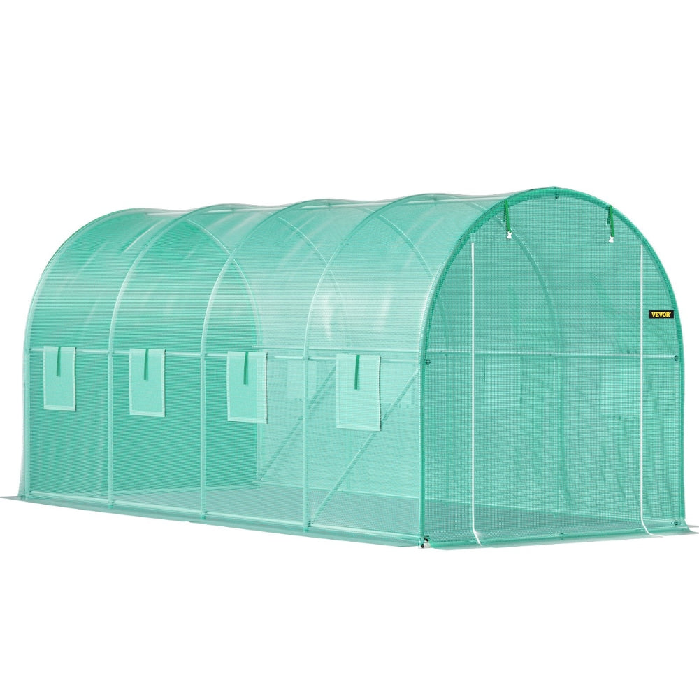 Walk-in Tunnel Greenhouse Galvanized Frame & Waterproof Cover - The Grand Bazaar of Australia