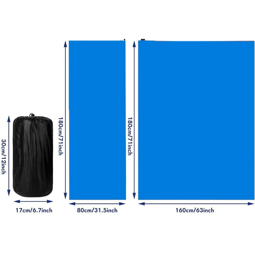 Ultra-Light Portable Fleece Sleeping Bag Liner for Outdoor Camping - The Grand Bazaar of Australia