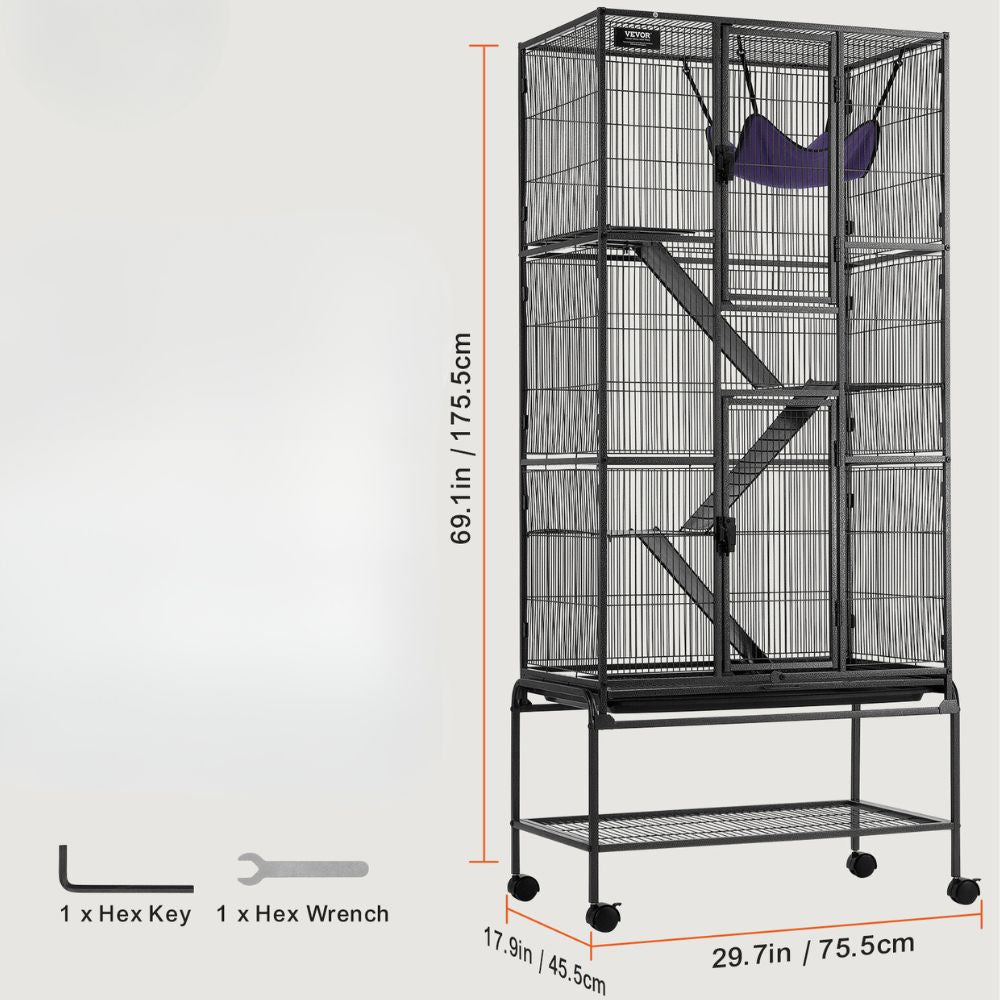 Ultimate 4-Tier Small Animal Cage for Ferrets - The Grand Bazaar of Australia