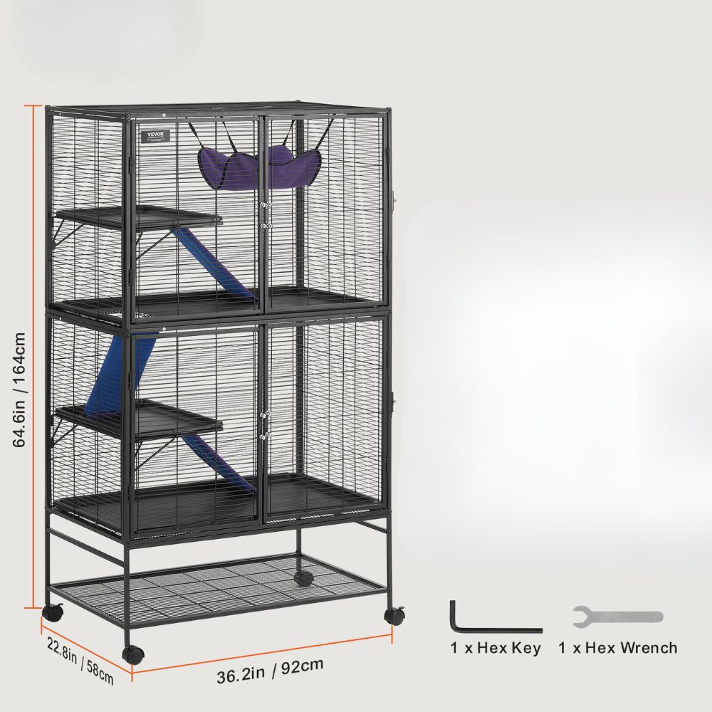 Ultimate 4-Tier Small Animal Cage for Ferrets - The Grand Bazaar of Australia
