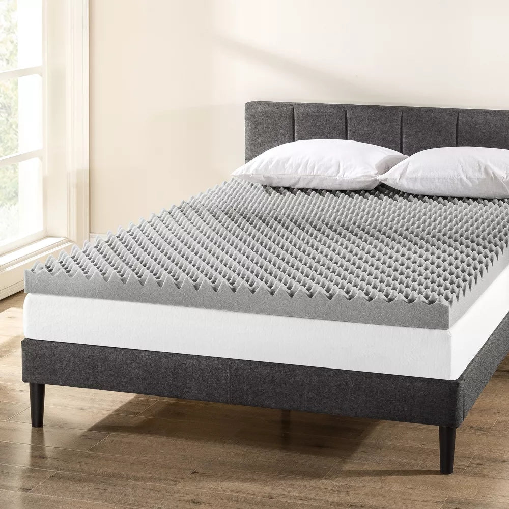 Graphite Infused Memory Foam Mattress Topper Bamboo Cover 8cm - The Grand Bazaar of Australia