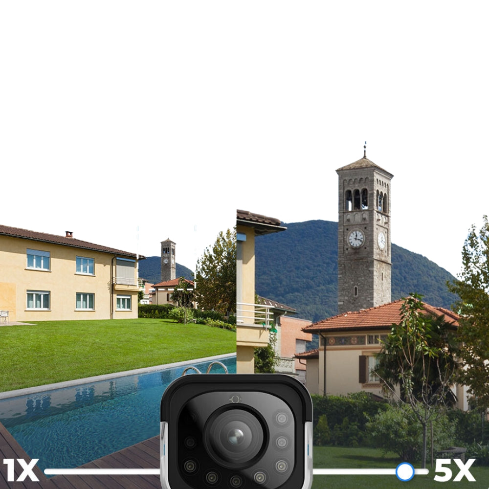 Smart 4K 8MP PoE Security Camera 5X Zoom - The Grand Bazaar of Australia