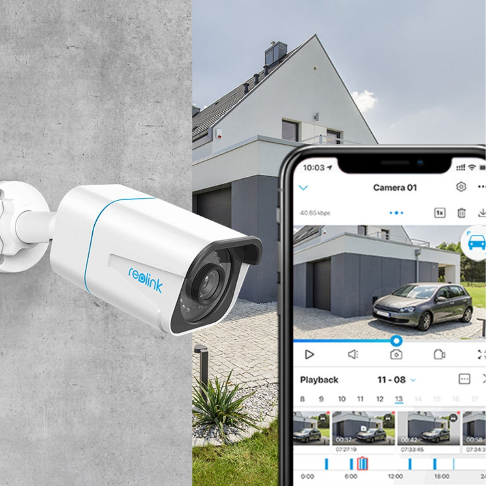 Outdoor Camera RLC-810A 8mp 4K PoE Human/Car Detection Surveillance Camera - The Grand Bazaar of Australia