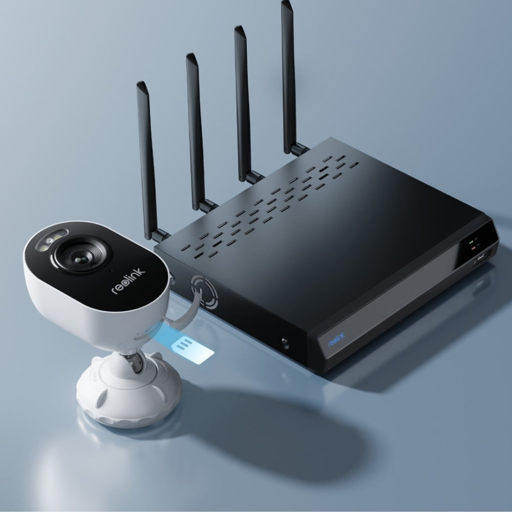 4MP Cube WiFi Outdoor Camera with Spotlight WiFi Motion Detection 2-Way Audio Surveillance Cameras - The Grand Bazaar of Australia