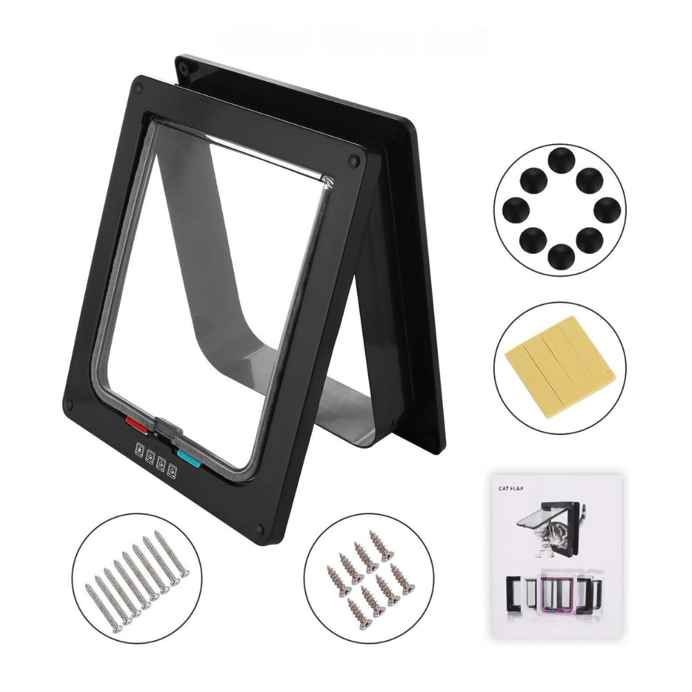 4 Way Lockable Pet Door for Cats and Dogs - The Grand Bazaar of Australia