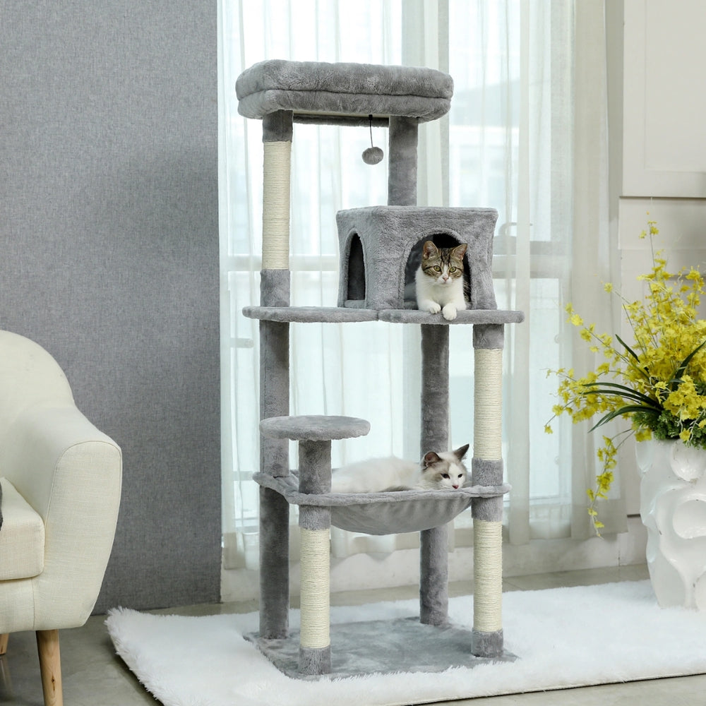 Cat Tree House Condo Cat’s Activity Center with Double Condo - The Grand Bazaar of Australia