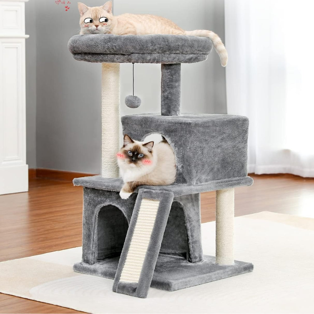Cat Tree House Condo Cat’s Activity Center with Double Condo - The Grand Bazaar of Australia
