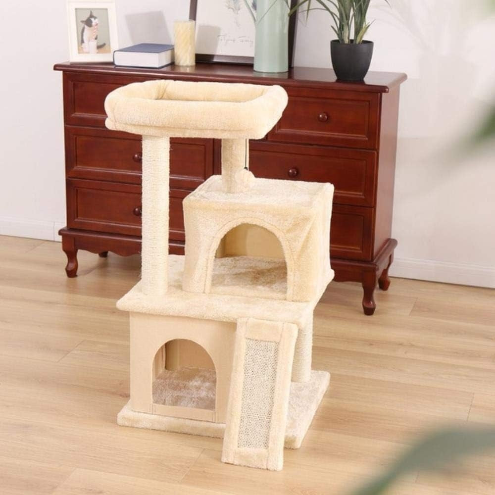 Cat Tree House Condo Cat’s Activity Center with Double Condo - The Grand Bazaar of Australia