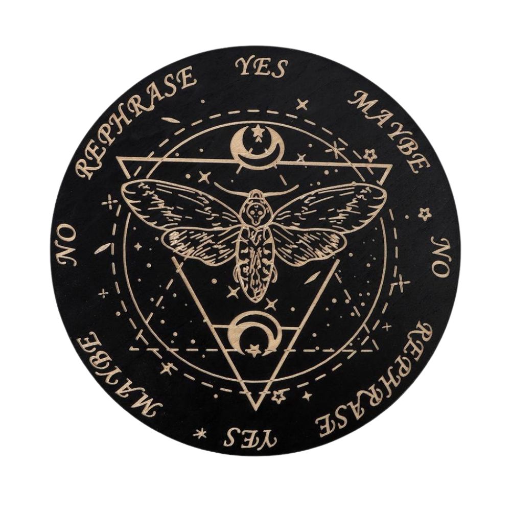 Wooden Moon and Star Pendulum Board for Metaphysical Healing and Divination - The Grand Bazaar of Australia