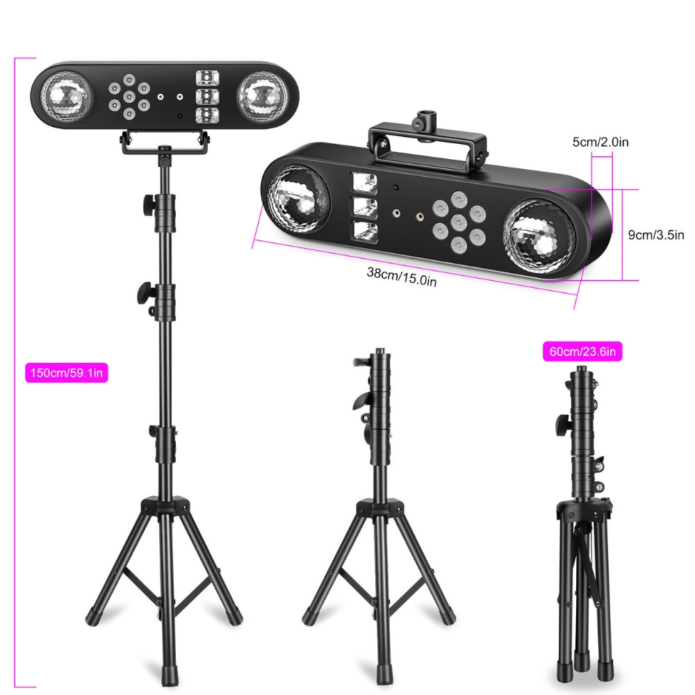 5-in-1 Bracket Effect Light Mobile Stage Lighting System - The Grand Bazaar of Australia