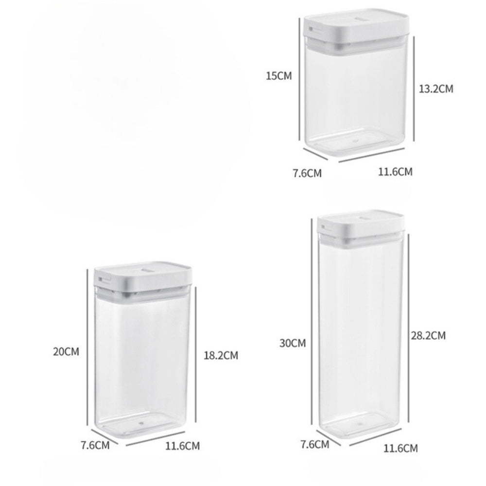 Pasta Storage Box Transparent Plastic Grain Seal Tank - The Grand Bazaar of Australia