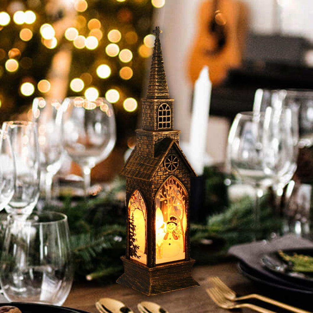 Christmas LED Night Light Lantern Lamp Table - The Grand Bazaar of Australia