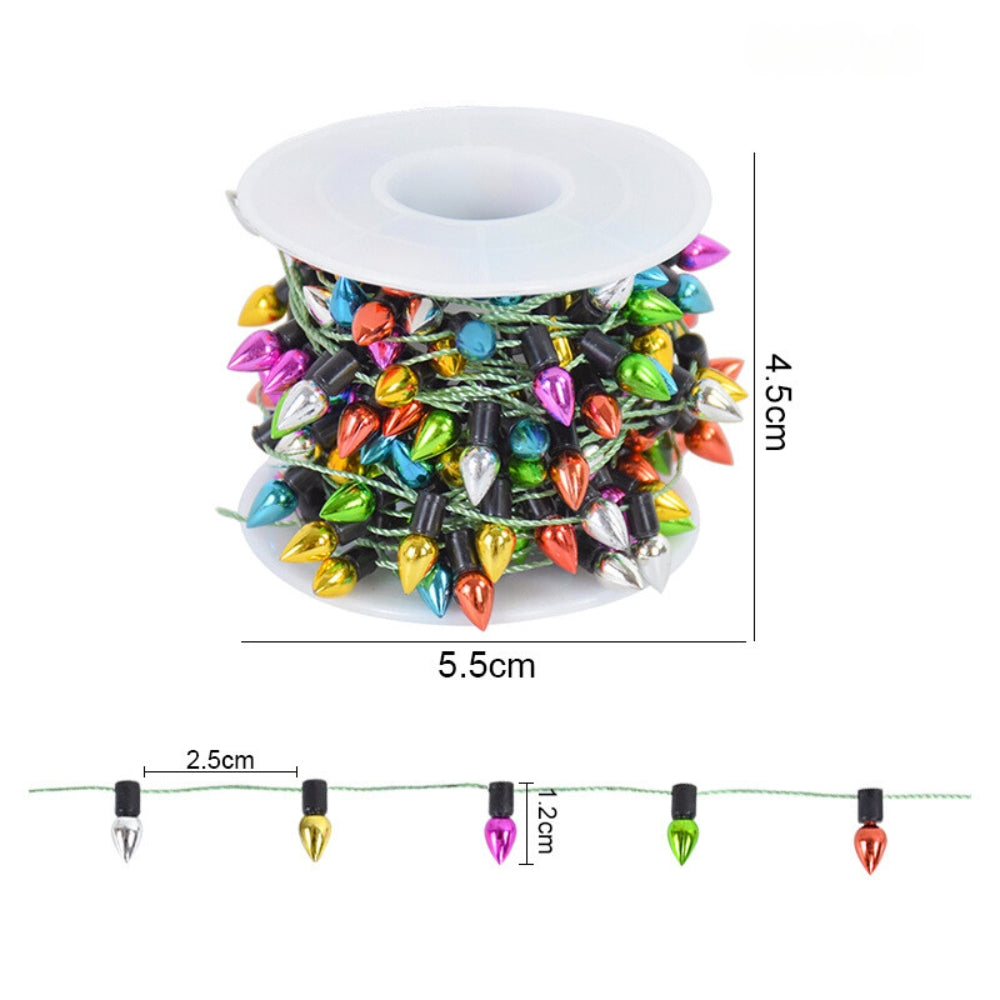 5M Colorful Bulbs String Garland Christmas Home Decorations Not LED - The Grand Bazaar of Australia