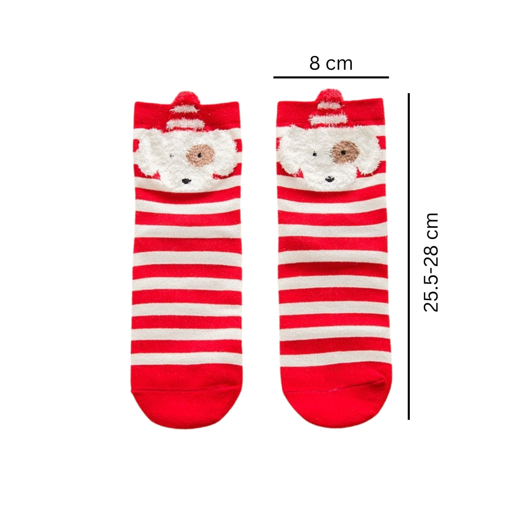 Cartoon Christmas Socks Merry Christmas Decorations - The Grand Bazaar of Australia