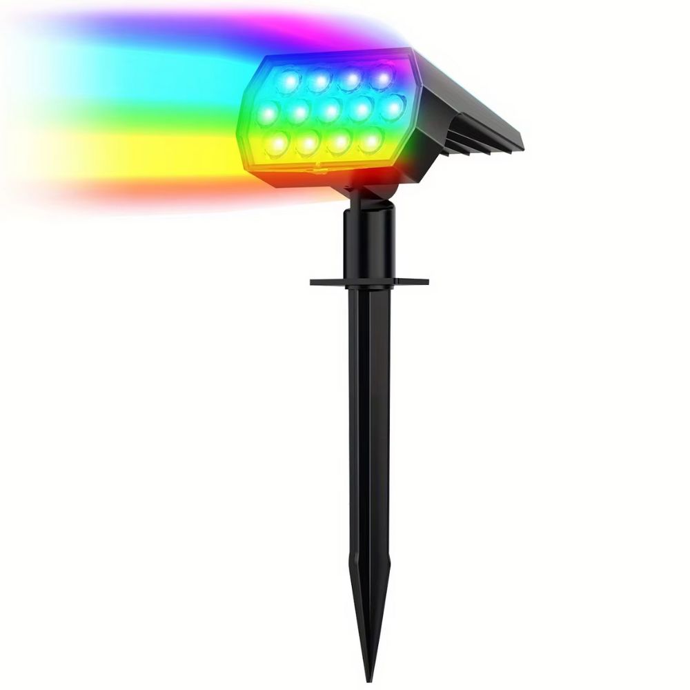 20LED Colorful Solar Landscape Spotlights Wireless Waterproof - The Grand Bazaar of Australia