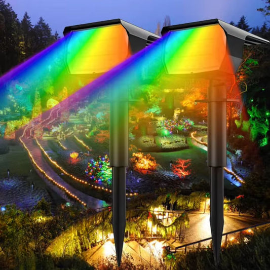 20LED Colorful Solar Landscape Spotlights Wireless Waterproof - The Grand Bazaar of Australia