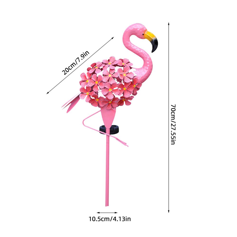 Garden Solar Lights Outdoor Solar Powered Flamingo Stake Lights - The Grand Bazaar of Australia