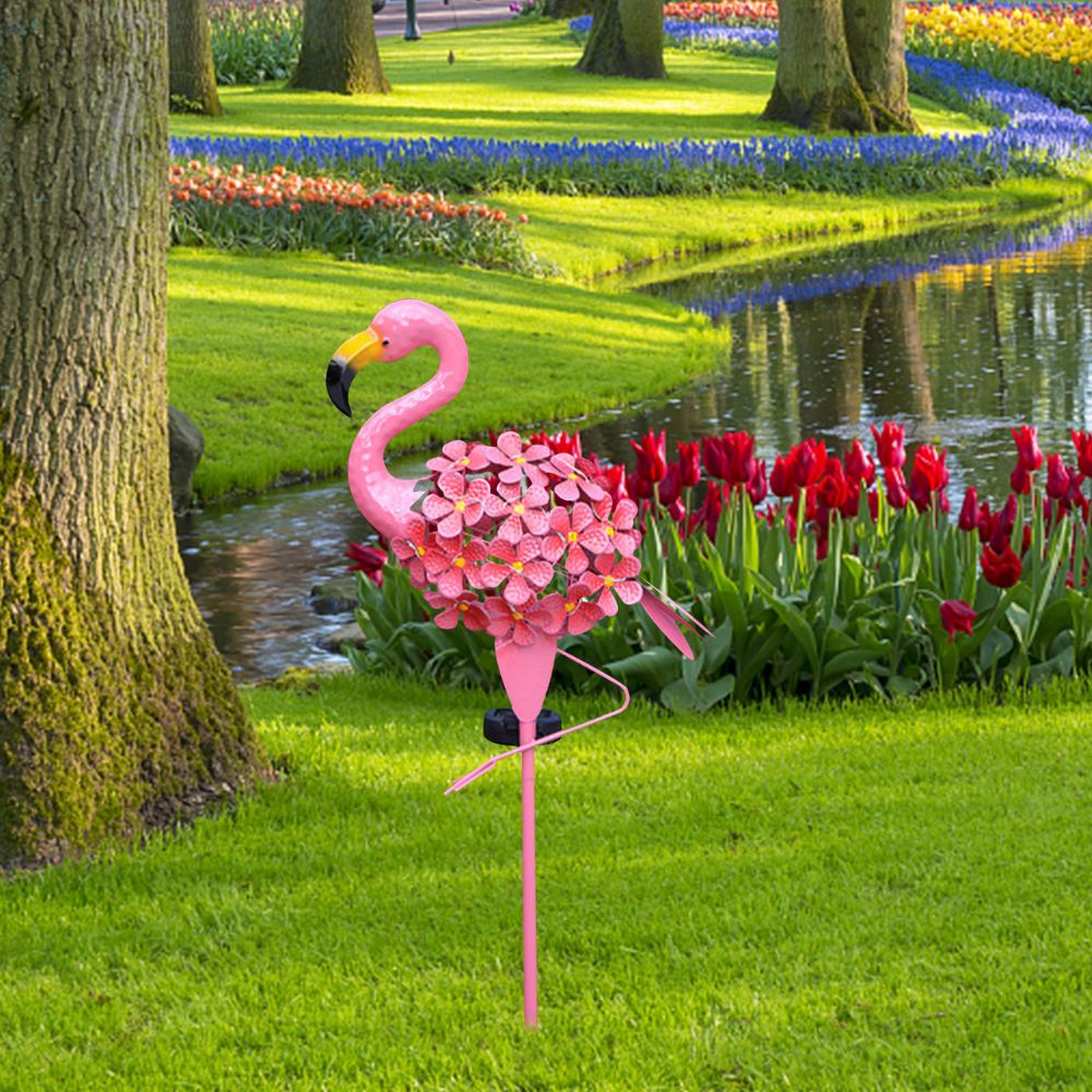 Garden Solar Lights Outdoor Solar Powered Flamingo Stake Lights - The Grand Bazaar of Australia