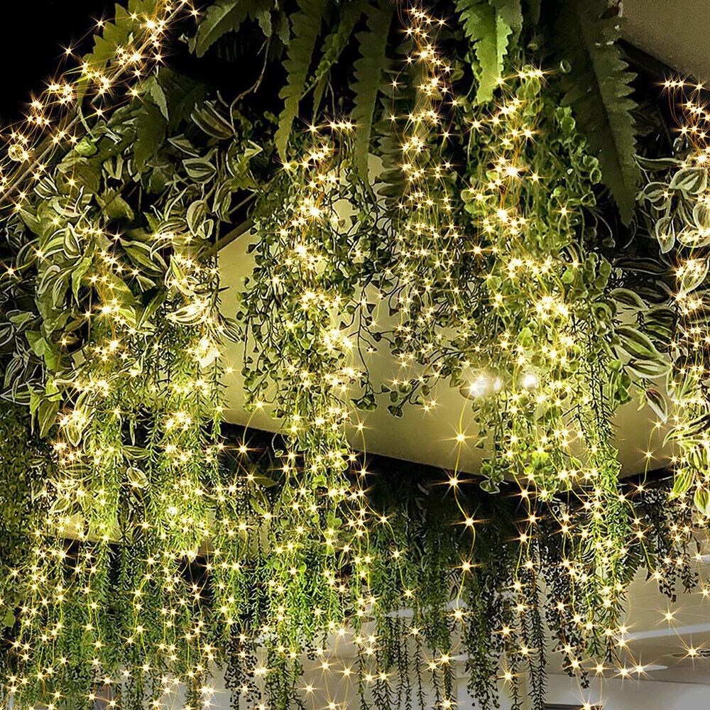200 LED Solar Waterfall String Lights for Garden Christmas Decor - The Grand Bazaar of Australia