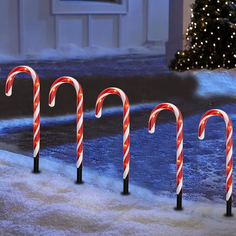 Holiday Lollipop Lights Festive Solar Outdoor Decorations - The Grand Bazaar of Australia