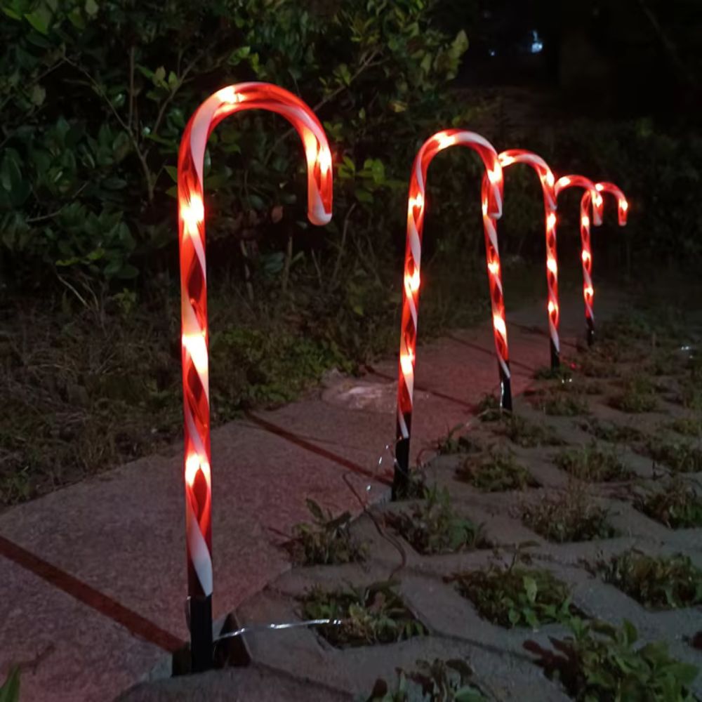 Holiday Lollipop Lights Festive Solar Outdoor Decorations - The Grand Bazaar of Australia