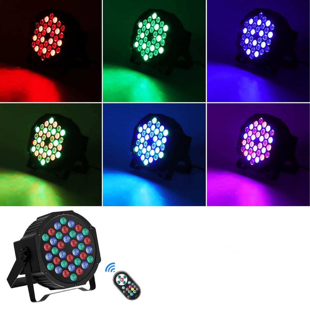 LED Par Light RGBW DMX Stage Flat Par Lighting Effect - The Grand Bazaar of Australia