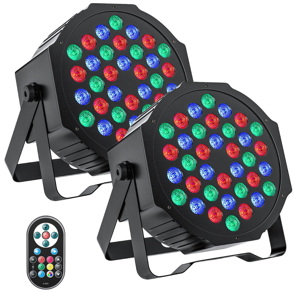 LED Par Light RGBW DMX Stage Flat Par Lighting Effect - The Grand Bazaar of Australia