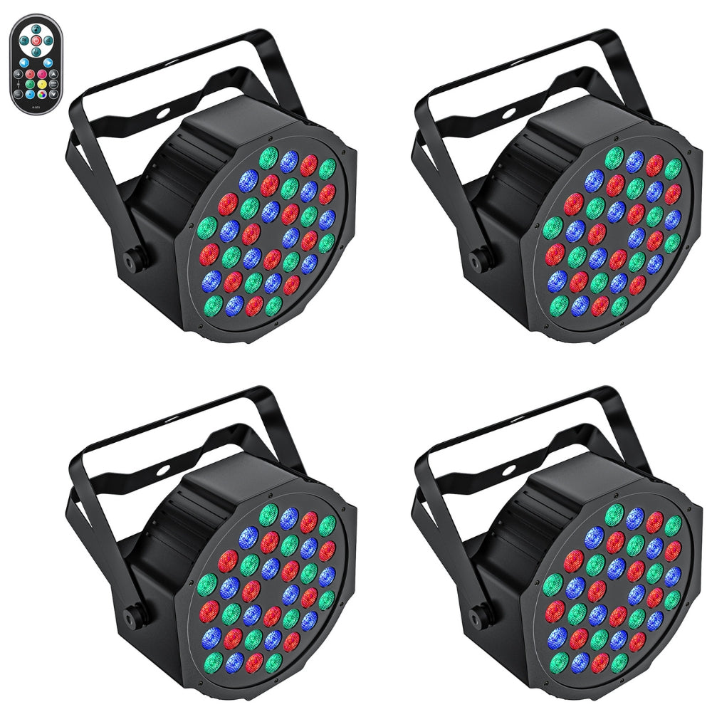 LED Par Light RGBW DMX Stage Flat Par Lighting Effect - The Grand Bazaar of Australia