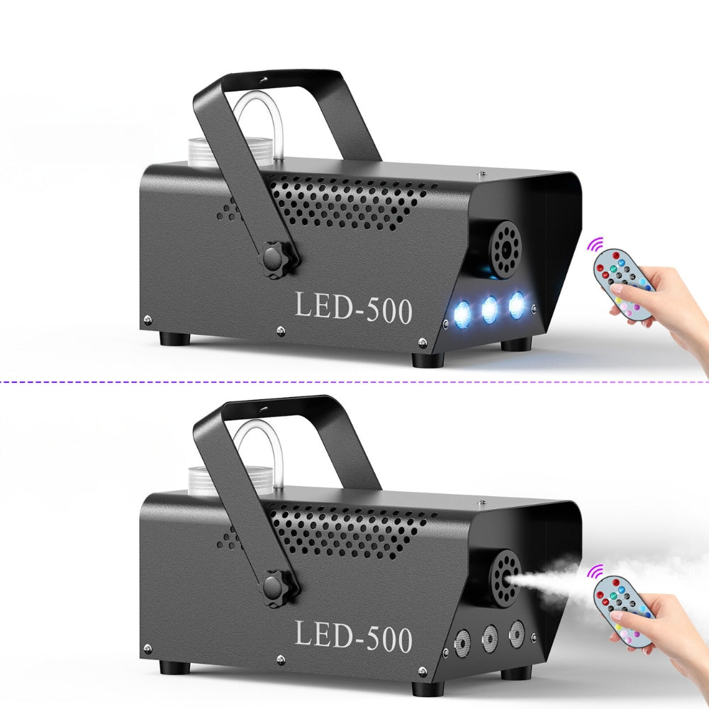 500W Fogger Stage RGB LED Effect DJ Smoke Machine Disco Wedding Fogger Machine Stage lights - The Grand Bazaar of Australia