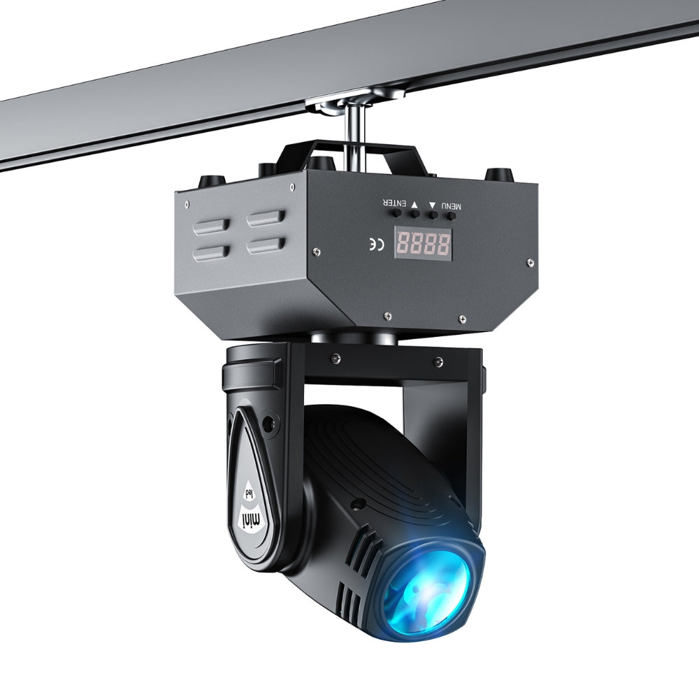 15W Mini LED Moving Head Light DMX512 RGBW Light Beads 4 In 1 Beam Stage Light - The Grand Bazaar of Australia