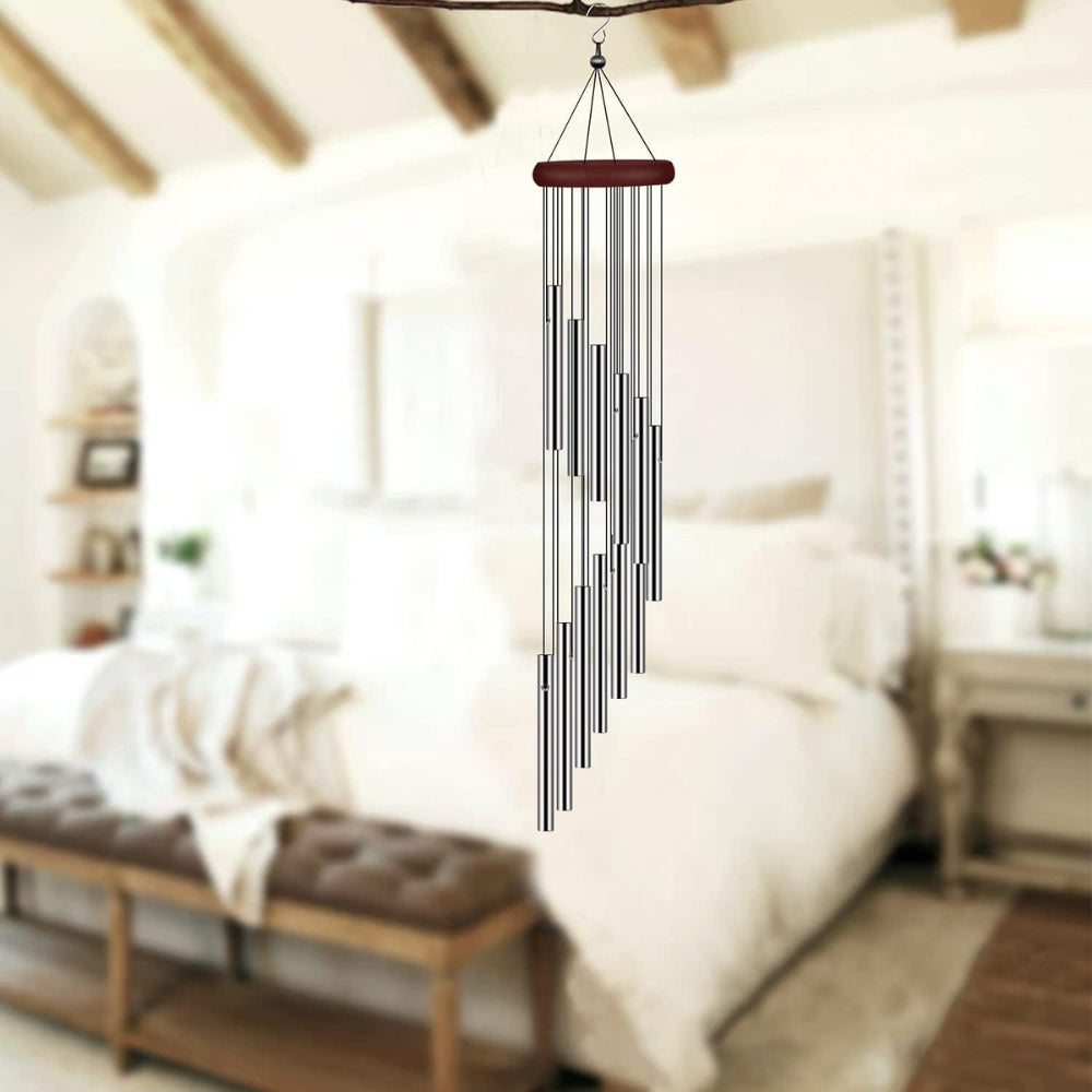 12 Tubes Aluminum Alloy Wind Chimes with Hook - The Grand Bazaar of Australia