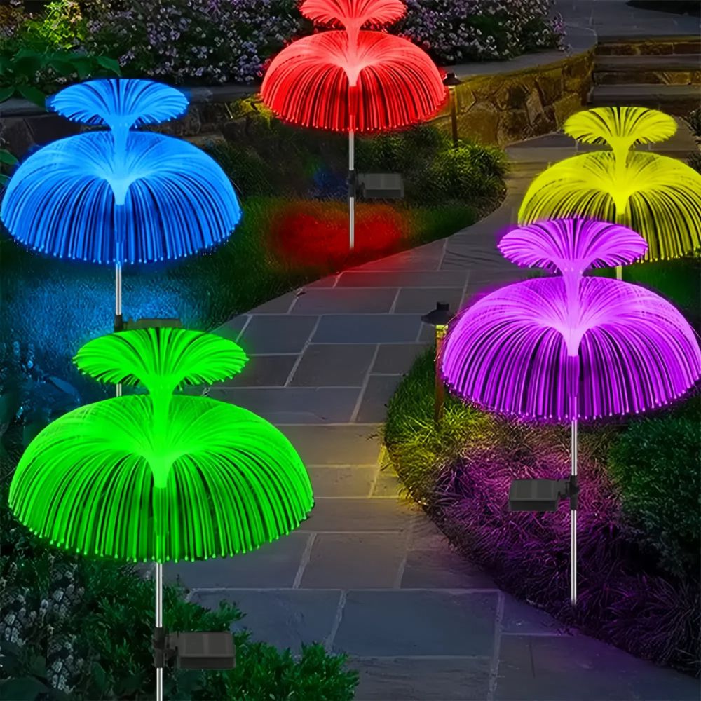 7 Color Solar Jellyfish Lights for Outdoor Walkways and Gardens - The Grand Bazaar of Australia