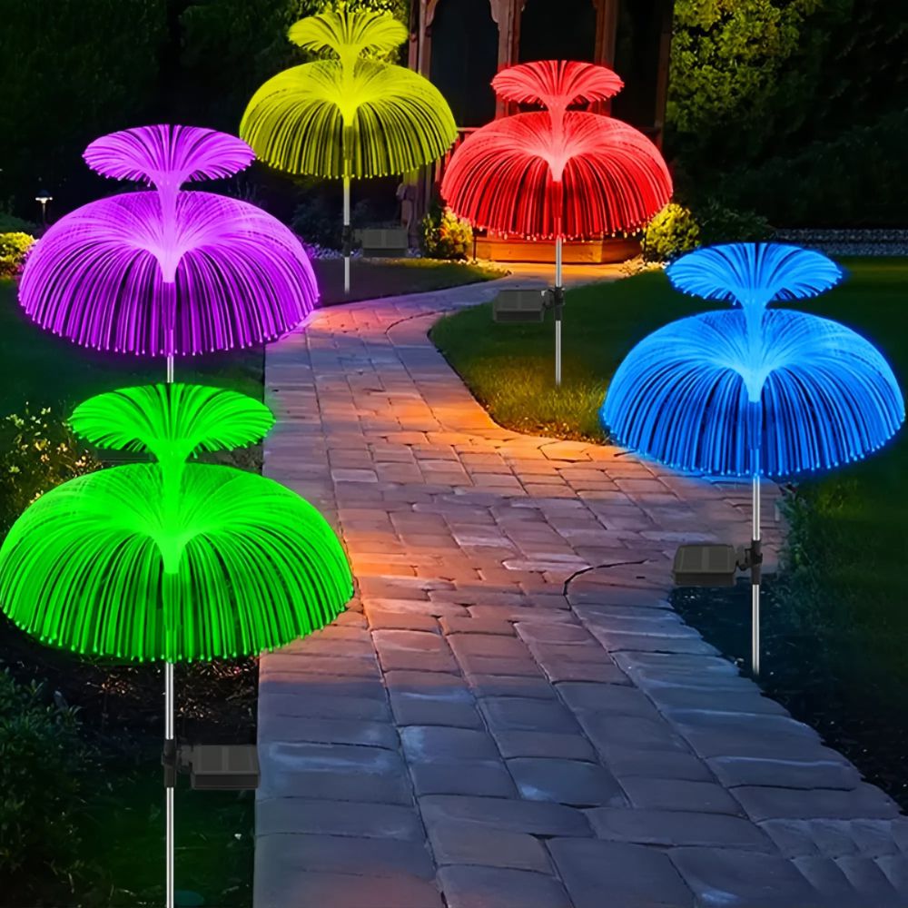 7 Color Solar Jellyfish Lights for Outdoor Walkways and Gardens - The Grand Bazaar of Australia