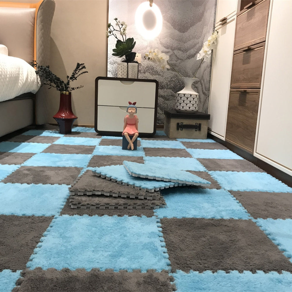Soft Plush Children's Mat Baby Play Mat Baby Toys Eva Foam Puzzle Carpet - The Grand Bazaar of Australia