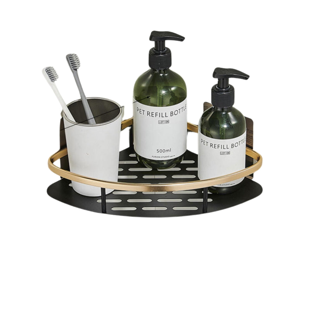 Non perforated Bathroom Shelf Floating Shelf for Wall Shelves Shower Bathroom Corner Shelf - The Grand Bazaar of Australia