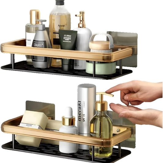 Non perforated Bathroom Shelf Floating Shelf for Wall Shelves Shower Bathroom Corner Shelf - The Grand Bazaar of Australia