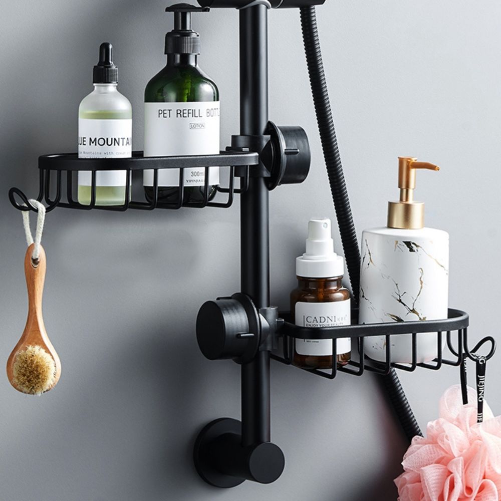 Adjustable Aluminum Shower Rack for Organized Bathroom Storage - The Grand Bazaar of Australia