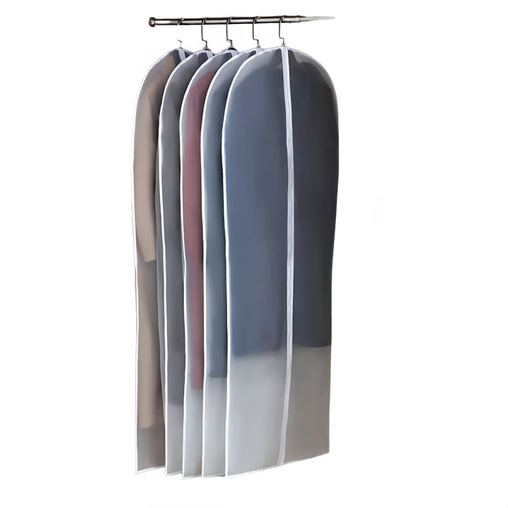 Transparent Hanging Dust Cover for Clothes Zippered Wedding Dress & Suit Storage Bag - The Grand Bazaar of Australia