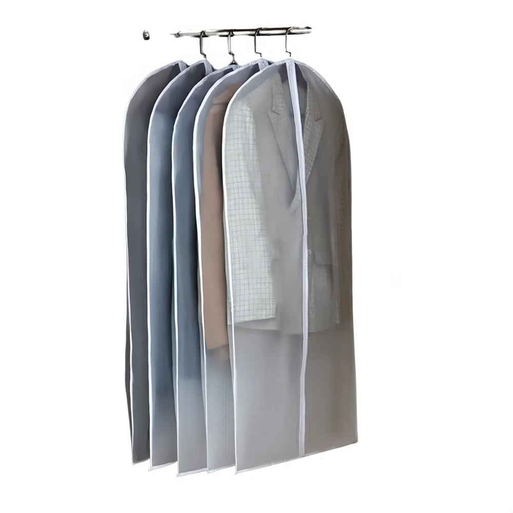 Transparent Hanging Dust Cover for Clothes Zippered Wedding Dress & Suit Storage Bag - The Grand Bazaar of Australia
