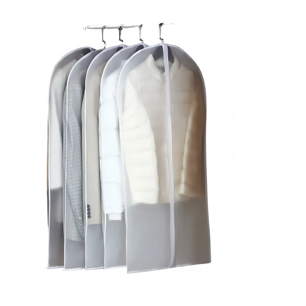 Transparent Hanging Dust Cover for Clothes Zippered Wedding Dress & Suit Storage Bag - The Grand Bazaar of Australia