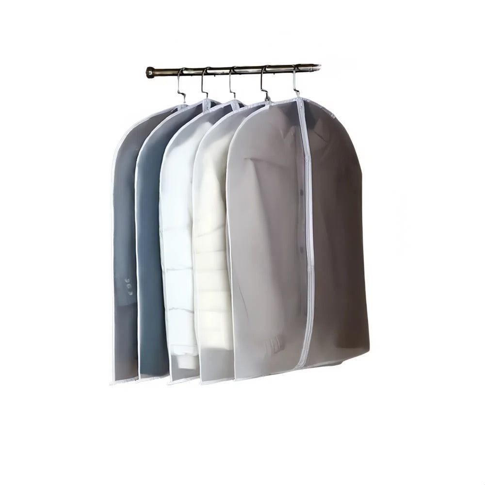 Transparent Hanging Dust Cover for Clothes Zippered Wedding Dress & Suit Storage Bag - The Grand Bazaar of Australia