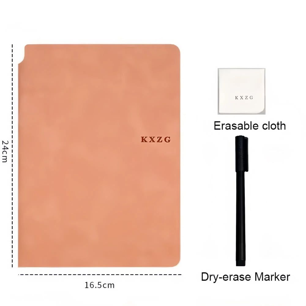 Reusable Whiteboard Notebook Set with Pen, Cloth, and Planner - The Grand Bazaar of Australia