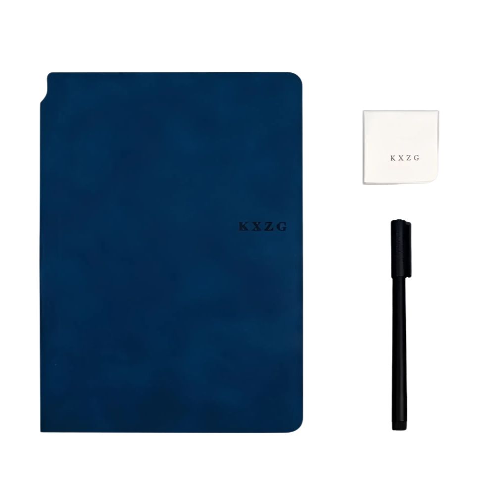 Reusable Whiteboard Notebook Set with Pen, Cloth, and Planner - The Grand Bazaar of Australia