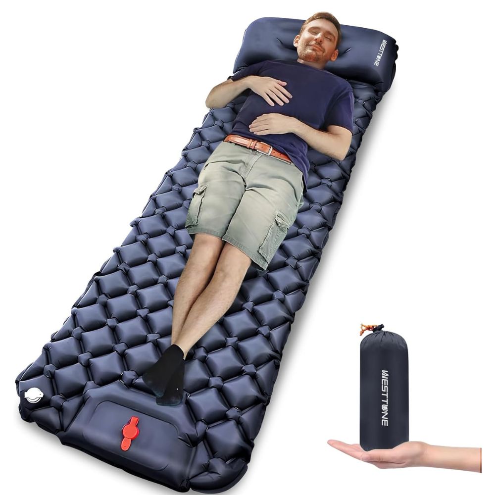 Ultralight Inflatable Camping Mattress with Built-in Pump - The Grand Bazaar of Australia