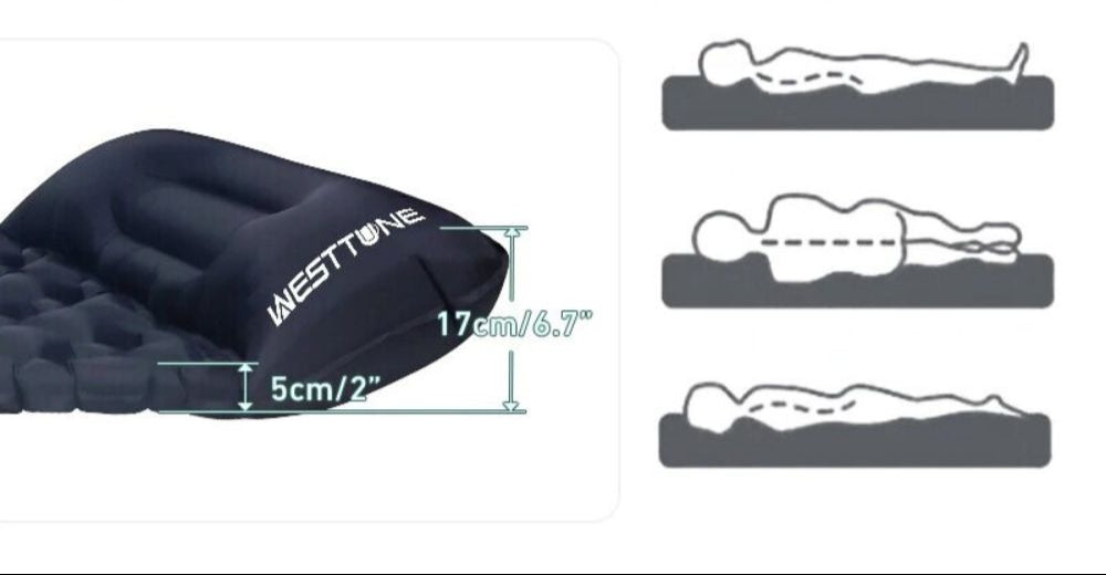 Ultralight Inflatable Camping Mattress with Built-in Pump - The Grand Bazaar of Australia