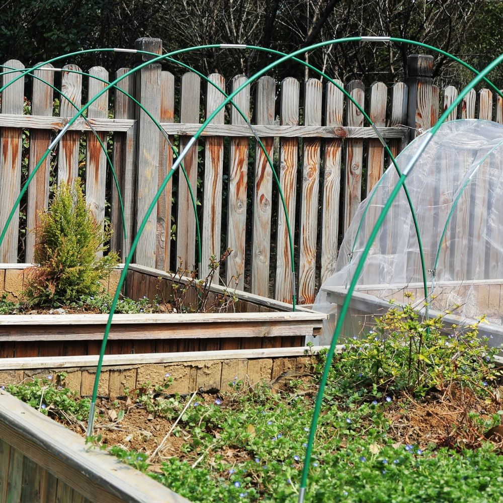 15/36Pcs Greenhouse Hoops Kit with Clips Durable Fiberglass Frame - The Grand Bazaar of Australia
