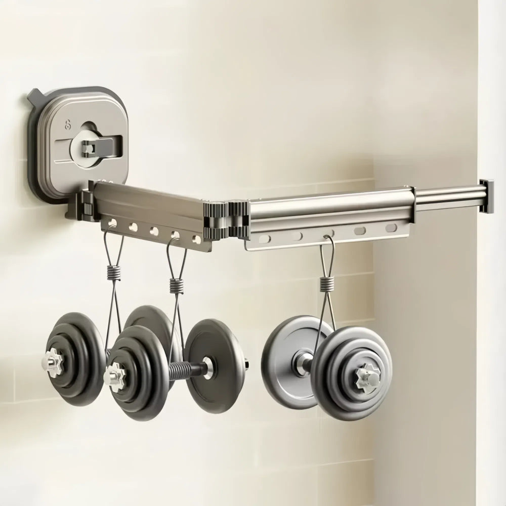 Wall-Mounted Retractable Laundry Drying Rack - The Grand Bazaar of Australia